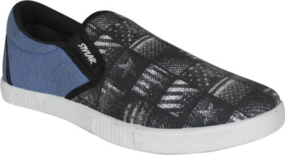 

Stylar Box Office Canvas Shoes For Men(Black