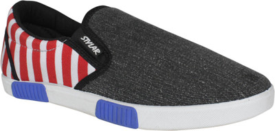 

Stylar Sheriff Canvas Shoes For Men(Black