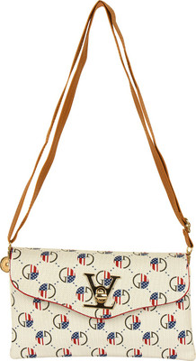 

NIHAR Women Casual Multicolor Rexine Sling Bag