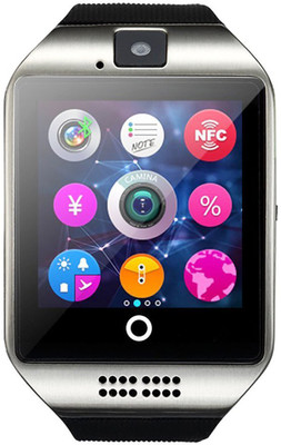 HealthMax Q18-1 Smartwatch(Black Strap Free Size)