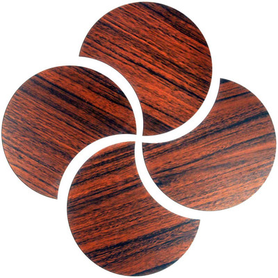 

Sehaz Artworks  Wooden Decal Sticker(Pack of 4