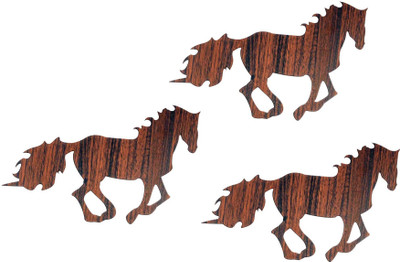 

Sehaz Artworks  Wooden Decal Sticker(Pack of 3