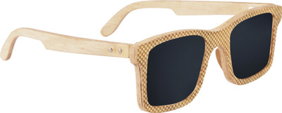 

tetewood Retro Square Sunglasses(Brown, Grey, Clear)