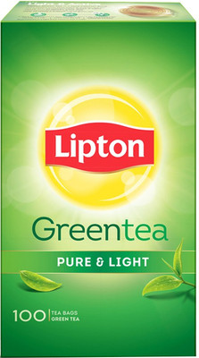 

Lipton Pure & Light Green Tea Bags(100 Bags, Box)
