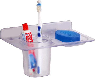

MASTERFIT Acrylic Toothbrush Holder(Wall Mount)