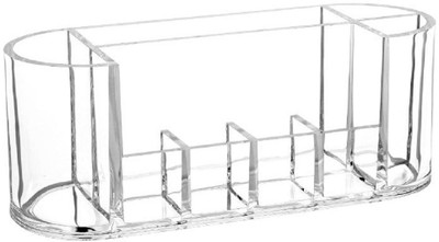 

Bruzone Crystal Clear Acrylic Brush Holder Vanity Box(Transparent)