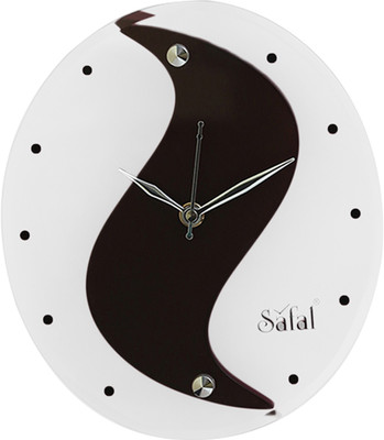 safal Analog 5 cm X 20 cm Wall Clock(Black, With Glass) safal Analog 5 cm X 20 cm Wall Clock(Black, With Glass)