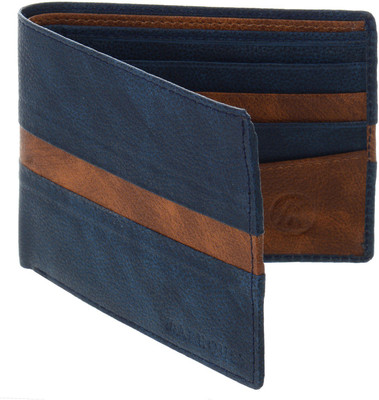 

MARKQUES Men Blue Artificial Leather Wallet(8 Card Slots), Blue-05