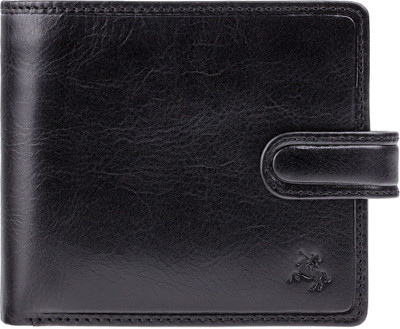 

Visconti Men Black Genuine Leather Wallet(7 Card Slots)