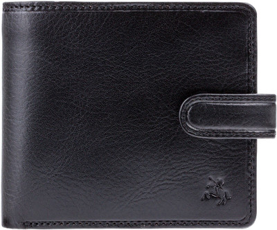 

Visconti Men Black Genuine Leather Wallet(4 Card Slots)