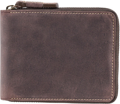 

Visconti Men Brown Genuine Leather Wallet(3 Card Slots), Oil brown