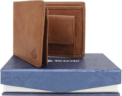 

Drizzle Men Brown Genuine Leather Wallet(7 Card Slots)