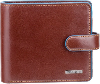 

Visconti Men Brown Genuine Leather Wallet(7 Card Slots), Italian brown
