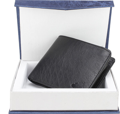 

Drizzle Men Black Genuine Leather Wallet(5 Card Slots)