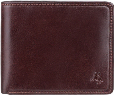 

Visconti Men Brown Genuine Leather Wallet(4 Card Slots)