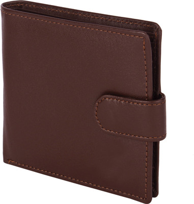 

Viaan Men Brown Genuine Leather Wallet(6 Card Slots)