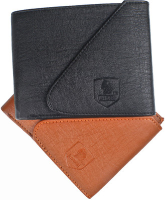 

LANDER Boys Black, Tan Artificial Leather Wallet(4 Card Slots)