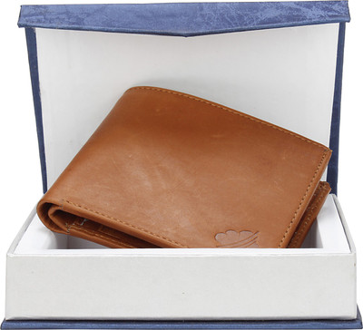 

Drizzle Men Tan Genuine Leather Wallet(3 Card Slots)