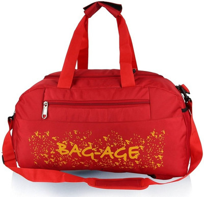 

Bag-Age Gym Bag Travel Duffle Bag Red 30 L Backpack(Red)