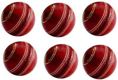 

M P Leather Store cricket leather ball Cricket Leather Ball(Pack of 6, Red)