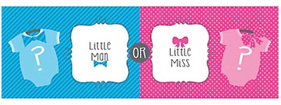 

PARTY PROPZ BABY SHOWER 5FT BY 2FT BANNER SUPPLIES Banner(5 ft, Pack of 1)