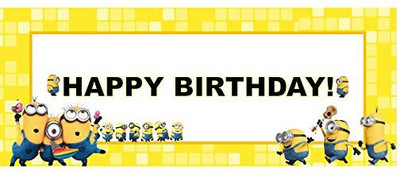 

PARTY PROPZ MINION 5FT BY 2FT BANNER/ MINION DECORATION Banner(5 ft, Pack of 1)