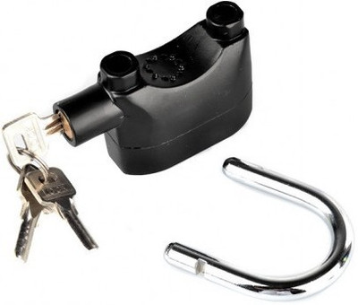 

VibeX ™ Chain110db Siren Heavy Duty Security Alarm Padlock Bicycle Lock