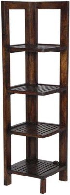 

Ringabell Roster Solid Wood Open Book Shelf(Finish Color - Teak)