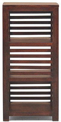 

Ringabell Skylar Solid Wood Semi-Open Book Shelf(Finish Color - Walnut)