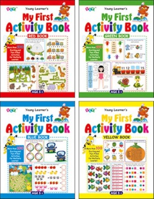 My First Activity Books (4 Titles)(English, Paberback, Young Learner)