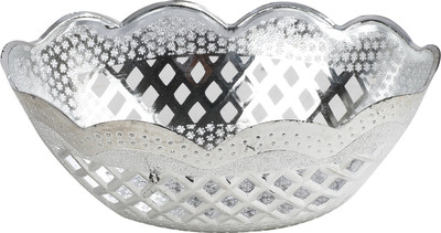 

Magic's Max Fruit Bowl Plastic Bowl(Silver, Pack of 1)