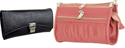 

Rapidcostore Casual Maroon, Black Clutch, Black;maroon