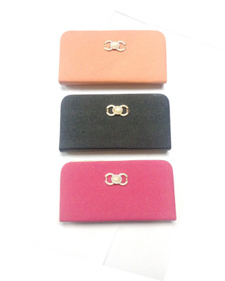 

MODESTIE Casual Orange, Pink, Black Clutch, Black;orange;pink