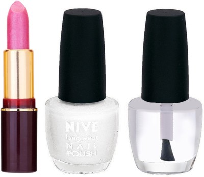 

Nive NIVE NAIL POLISH + LIPSTICK COMBO(Set of 3)