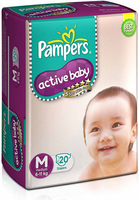 

Pampers Active Baby - M(20 Pieces)