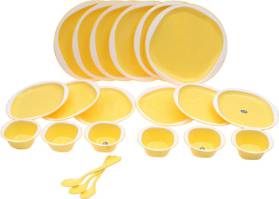 

Rich Craft International Family Circle 24 Pcs Dinner Set(Plastic)