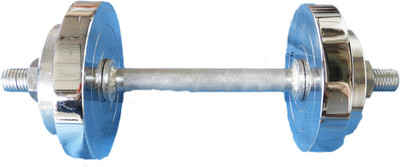 

Royal 1.5Kg 2 Plates with 3Kg 2 Plates with14 inch ROD1 Adjustable Dumbbell(10 kg), Silver