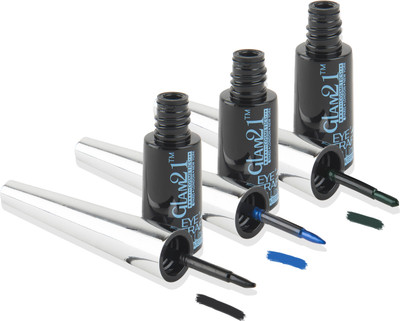 

Glam 21 Long Lasting Smudge Proof eyeliner Black,Blue,green 6 ml(NA)