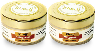 

Khadi Global Anti Blemish Cream Pack of 2 (Total 100ml)(100 ml)