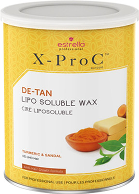 

Estrella X-Pro C Detan Liposoluble Wax with Sandal & Turmeric Cream(800 g)