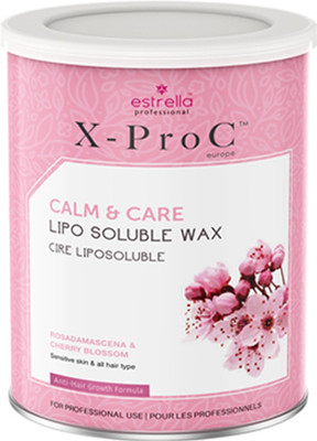 Estrella X-Pro C Calm & Care Liposoluble Wax With Rose & Cherry Blossom Cream(800 g)