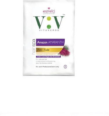 

Estrella Vita Verde Hair Spa Amazon Amaranth Color Lock Single Use Kit(90 g)