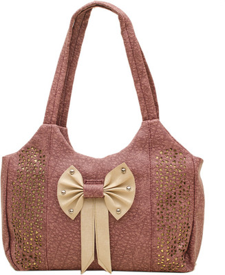 

Milky Way Hand-held Bag(Brown, Gold)