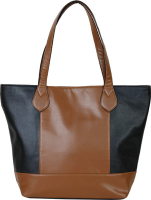 Reggel Tote(Brown, Black), Black;brown