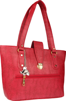 

Lady bar Shoulder Bag(Red)