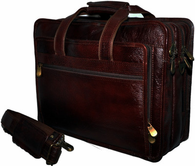 

Hidekin 17 inch Laptop Messenger Bag(Brown)