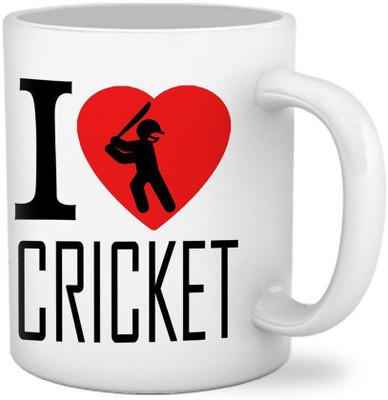 Stonic CRIC_CUP Ceramic Mug(350 ml), White