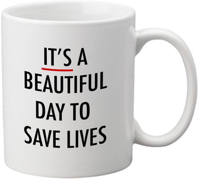 

Stonic Day_Lives Ceramic Mug(350 ml), White