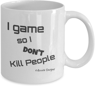 

Stonic Game_hot_Coffee Ceramic Mug(350 ml), White