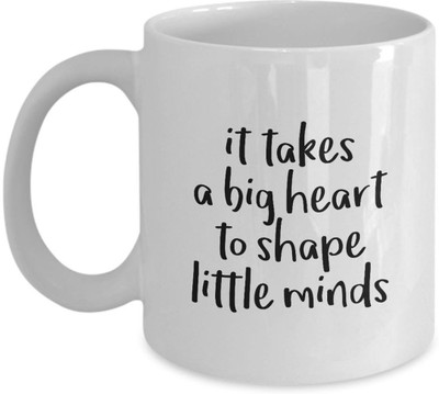 

Stonic Big_hrt Ceramic Mug(350 ml), White